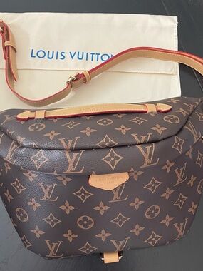 Louis Vuitton Brown Monogram Crossbody Bum Bag